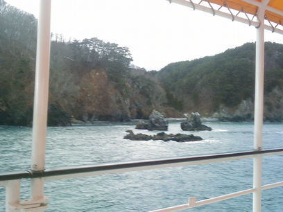 観光船から見る浄土ヶ浜(2)