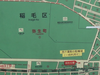 駅前の地図
