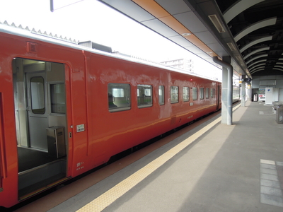 列車で池田町へ