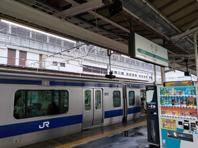 小山駅で水戸線に乗り換え