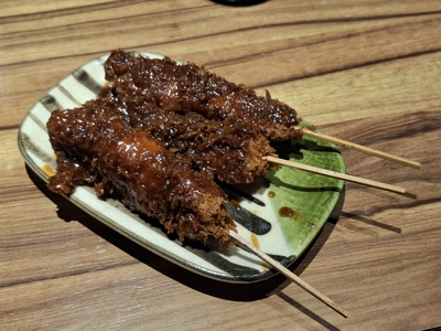 風来坊 東桜店/鶏の味噌串カツ