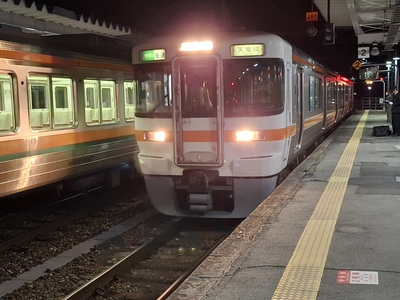 天竜峡駅から伊那大島行きに乗車