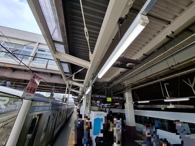 甲府駅に到着