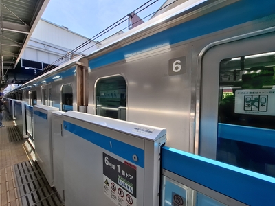 秋葉原駅から大宮行きに乗車