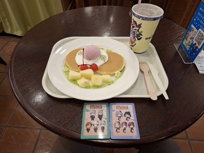 四つ葉のクローバーパンケーキ