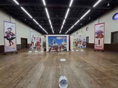 イセシマスターの展示コーナー