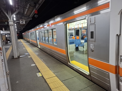 JR四日市駅から名古屋行きに乗車