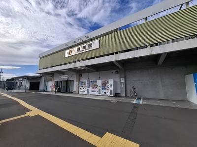 菊川駅に到着