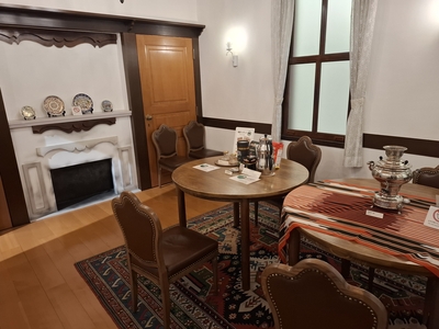 ヨーロッパ式の茶室。なお中国式の茶室もありました