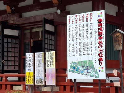 静岡浅間神社は境内に7つの神社が鎮座している